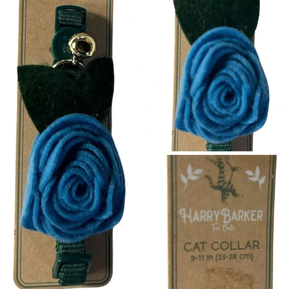 New Harry Barker floral cat collar